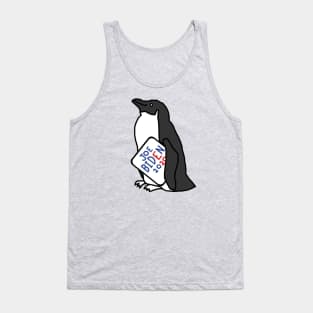 Penguin with Joe Biden 2020 Sign Tank Top